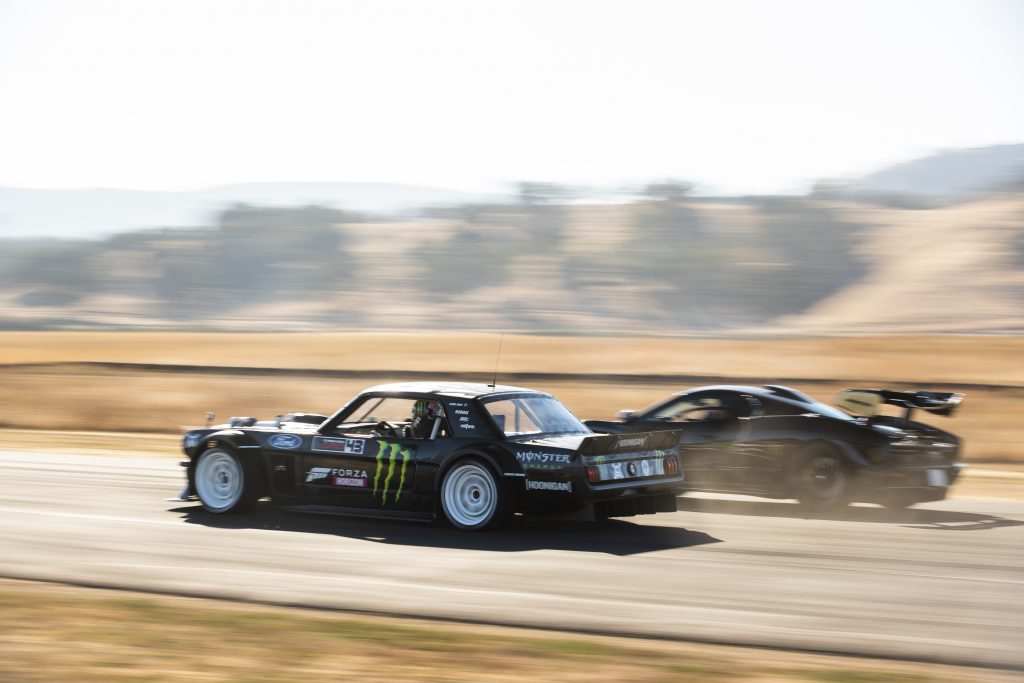 Ken Block a világ szuperautóival szemben