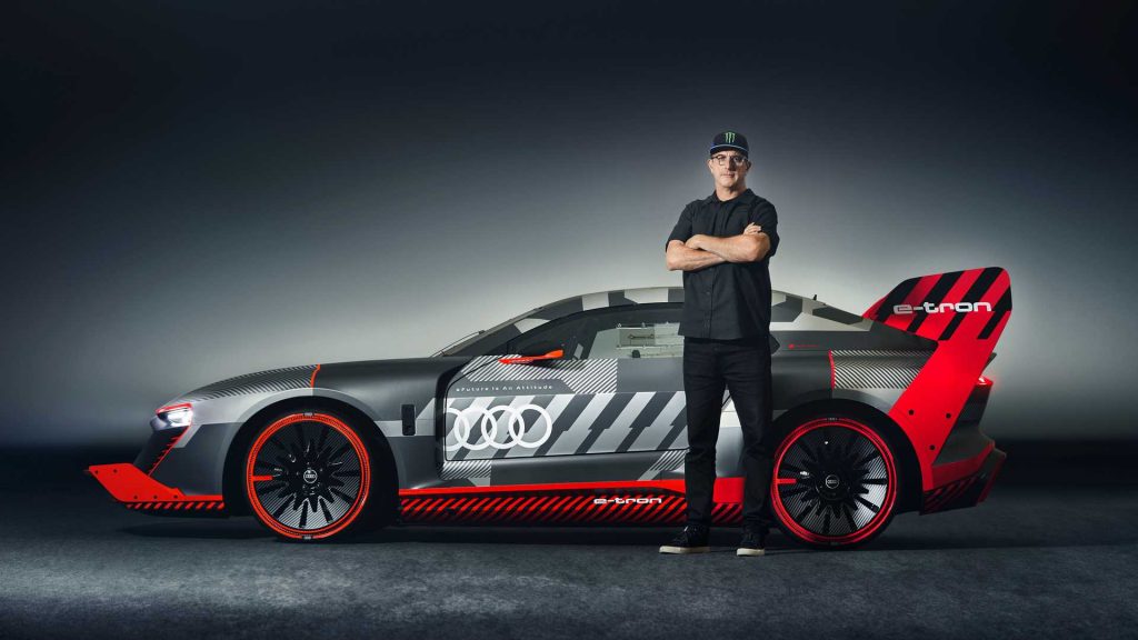 Ken Block bemutatja a GYMKHANA Audi S1 Hoonitront