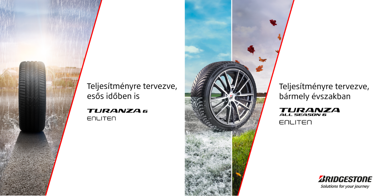 Gumi.hu Blog | Bridgestone Turanza 6 és Turanza All Season 6: Kiváló Teljesítmény Egész Évben