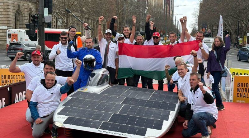 Gumi.hu Blog|Magyar siker a világ legnagyobb napelemesautó-versenyén – 10. helyezést ért el a Neumann Solar Team a Bridgestone World Solar Challenge-en